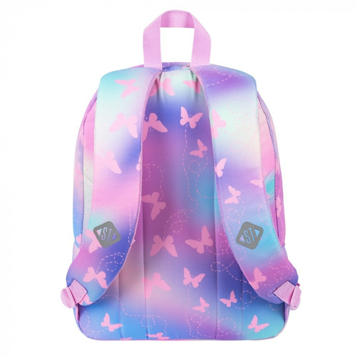 MA RUCSAC SCOLAR ST.RIGHT 1 COMPARTIMENT BP-33 PINK BUTTERFLIES 682100 [2]