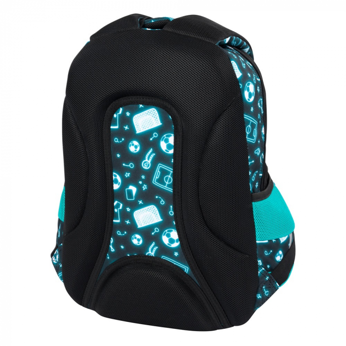 MA RUCSAC SCOLAR ST.RIGHT 3 COMPARTIMENTE BP-26 NEON FOTBALL 681141 [4]