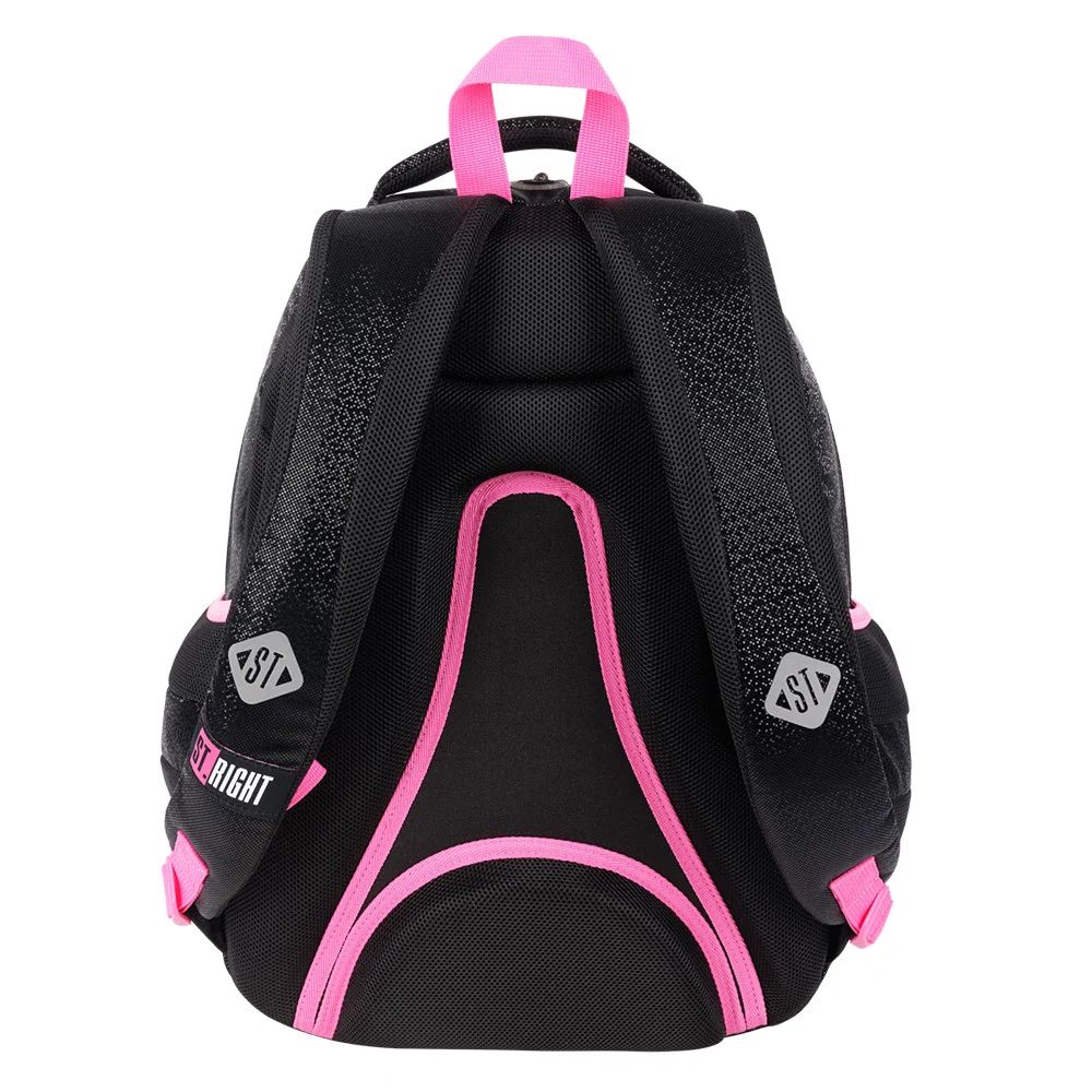 RUCSAC SCOLAR ST.RIGHT 4 COMPARTIMENTE BP-06 BLACK GLITTER  665349 [4]