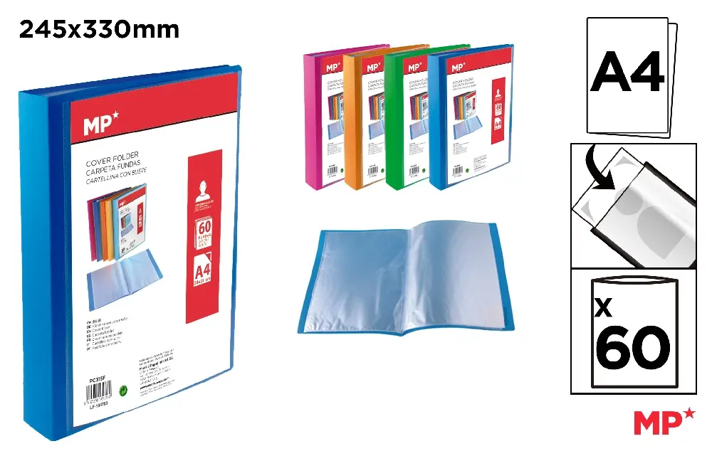 MAPA PREZENTARE A4 PP 60 FOLII CULORI FLUORESCENTE PC315F [1]