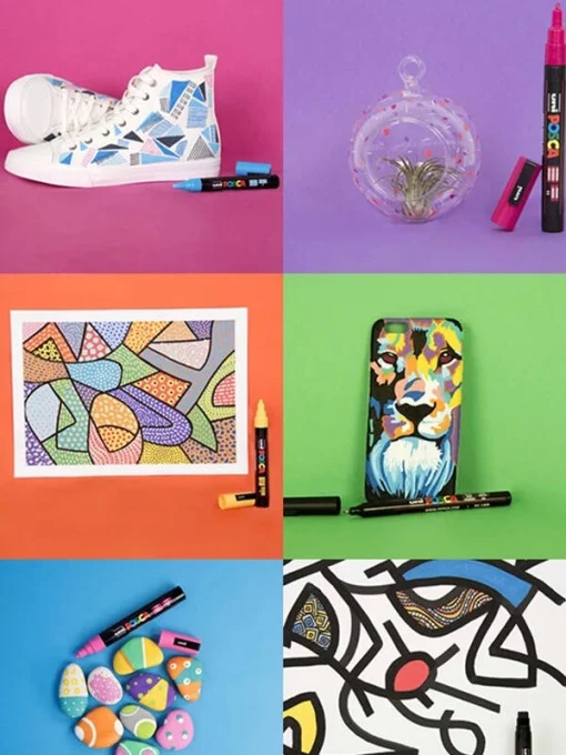 MARKER UNI POSCA PC-3M 0.9-1.3MM  8 CULORI/SET m1484 [3]