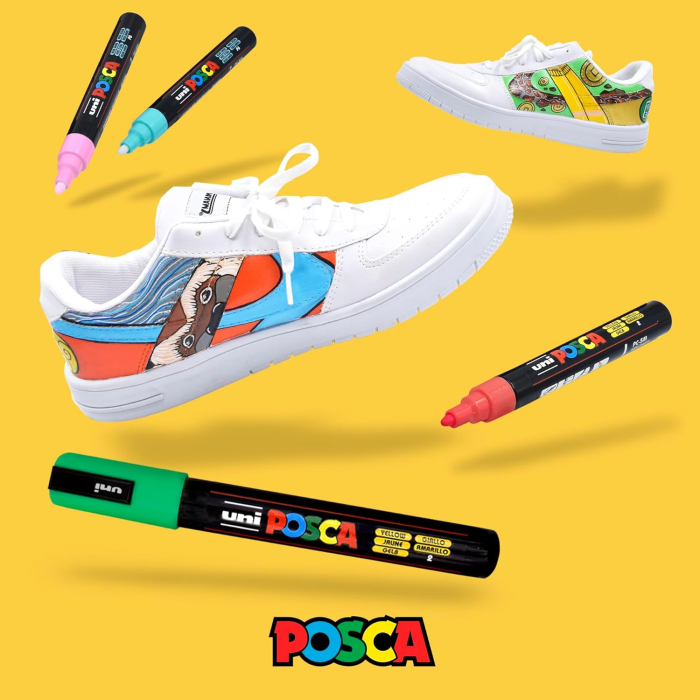 MARKER UNI POSCA PC-5M 1.8-2.5 MM 8 CULORI/SET CULORI PASTEL M1487 [7]