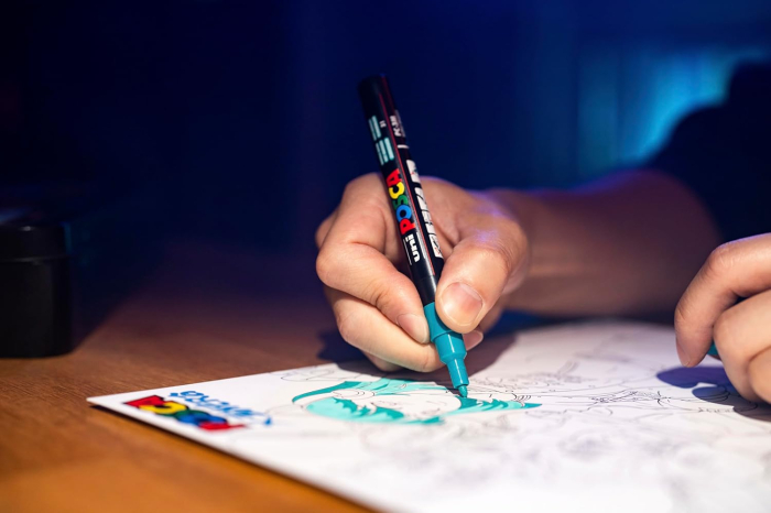 MARKER UNI POSCA PC-5M 1.8-2.5MM  8 CULORI/SET MANGA HERO  M1644 [3]