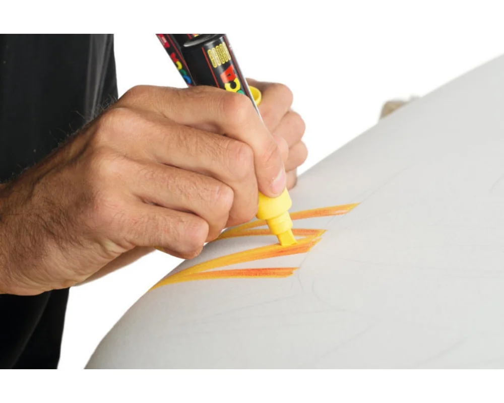 MARKER UNI POSCA PC-5M-4 CULORI;PC-3M -4 CULORI CUTIE CARTON +SACULET MODEL M1645 [2]