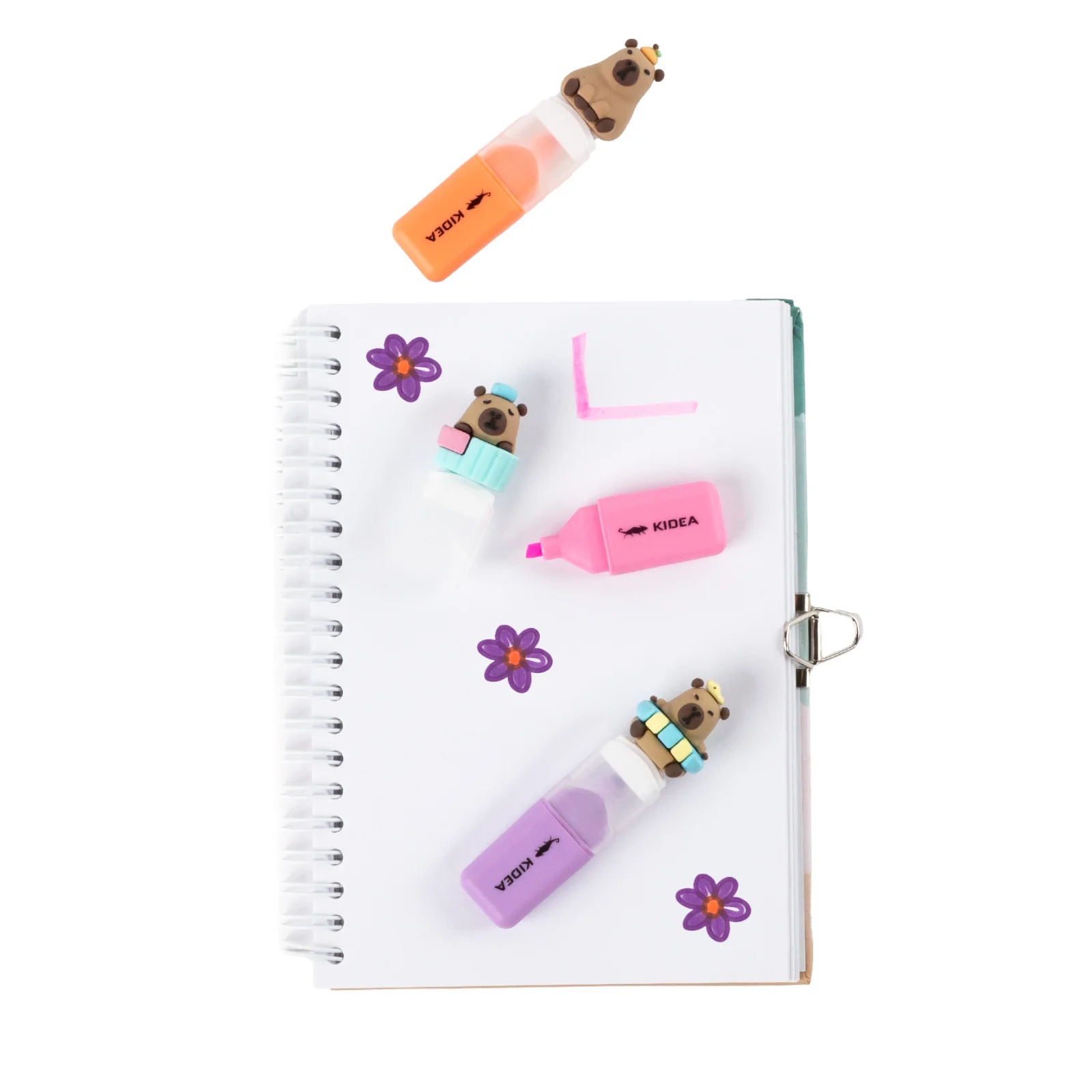 Set 3 Mini Textmarkere Capybara Kidea ZFK3KA [2]