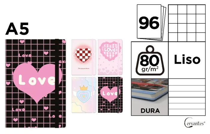 NOTES IPB A5 CERVANTES CU ELASTIC PB829-83 [1]