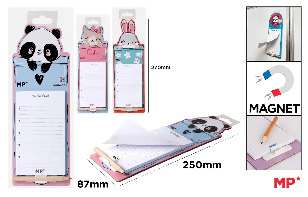 NOTES MAGNETIC IPB CU CREION 8.7*23.5CM ANIMALE PN124-07 [1]