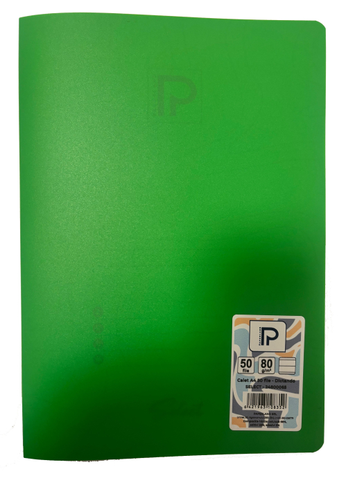 PA CAIET A4 50F 80g LINII  COPERTA PLASTIC 24800065 [2]