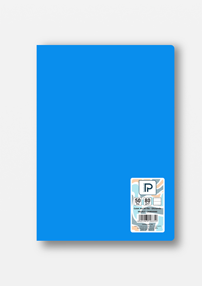 PA CAIET A4 50F 80g LINII  COPERTA PLASTIC 24800065 [1]
