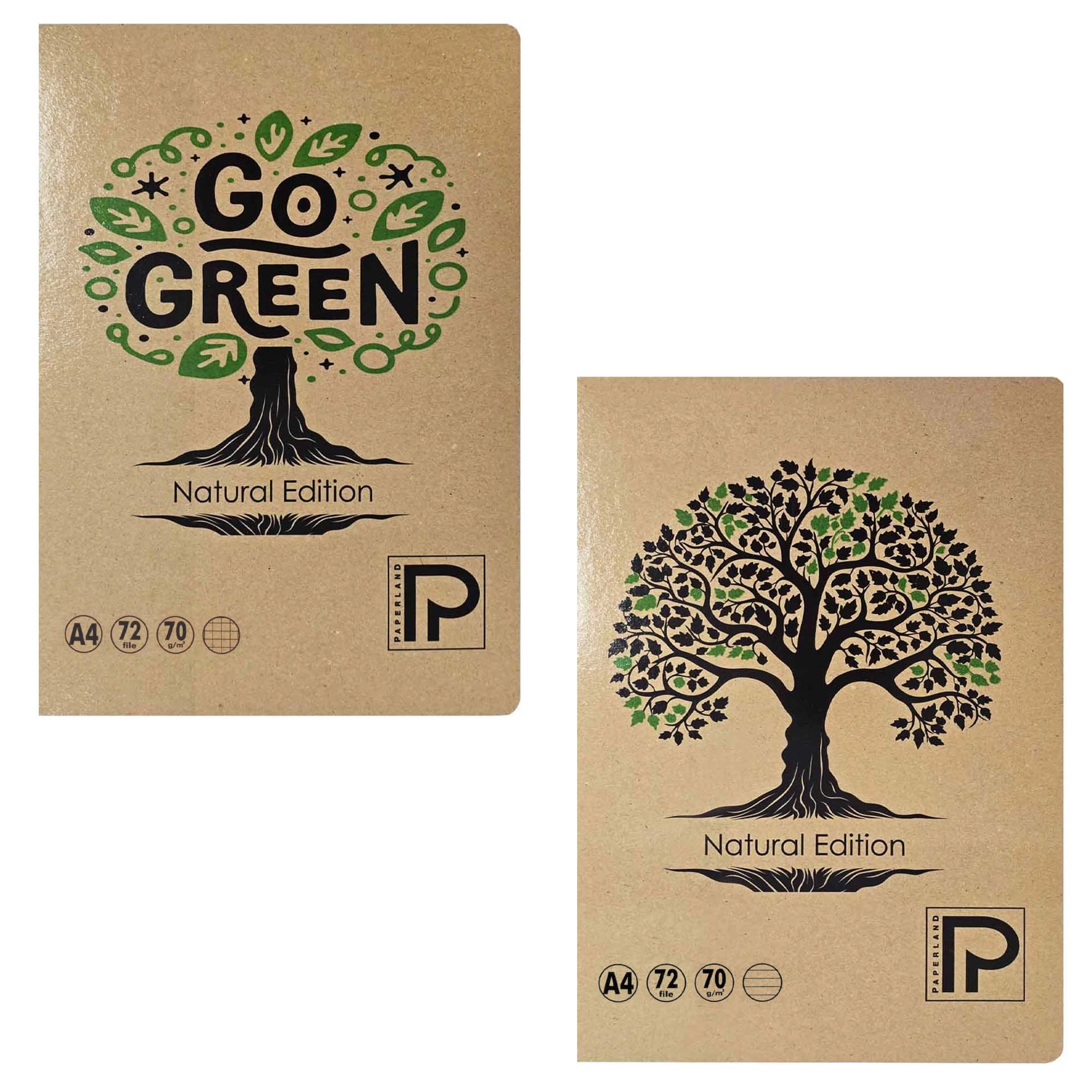 PA CAIET A4 72F 70G COPERTA CARTON NATUR LINII 24800045 [1]