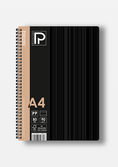 CAIET A4 80F 90G PATRATELE SPIRA DUBLA BLACK EDITION 24000448 [2]