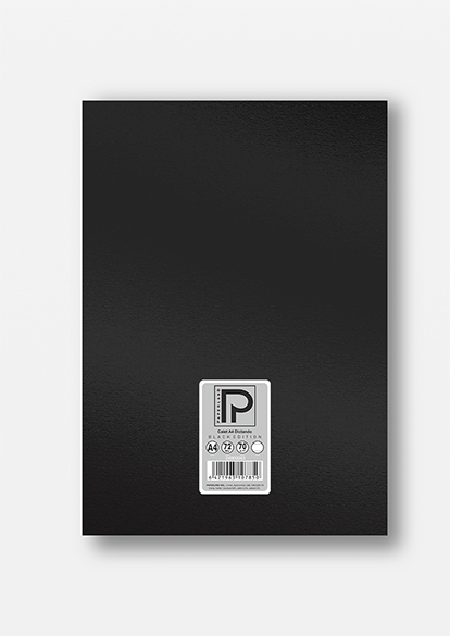 PA CAIET A4 LINII 72F 70G COPERTA CARTON  BLACK EDITION 24800043 [2]