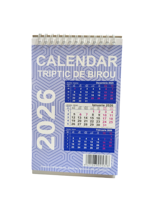 CALENDAR TRIPTIC BIROU 2026 21400029/21400040 [2]