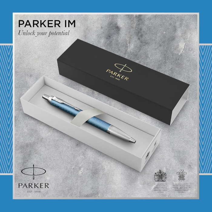 PARKER PIX IM PREMIUM ALBASTRU-ARGINTIU CT 160445 [3]