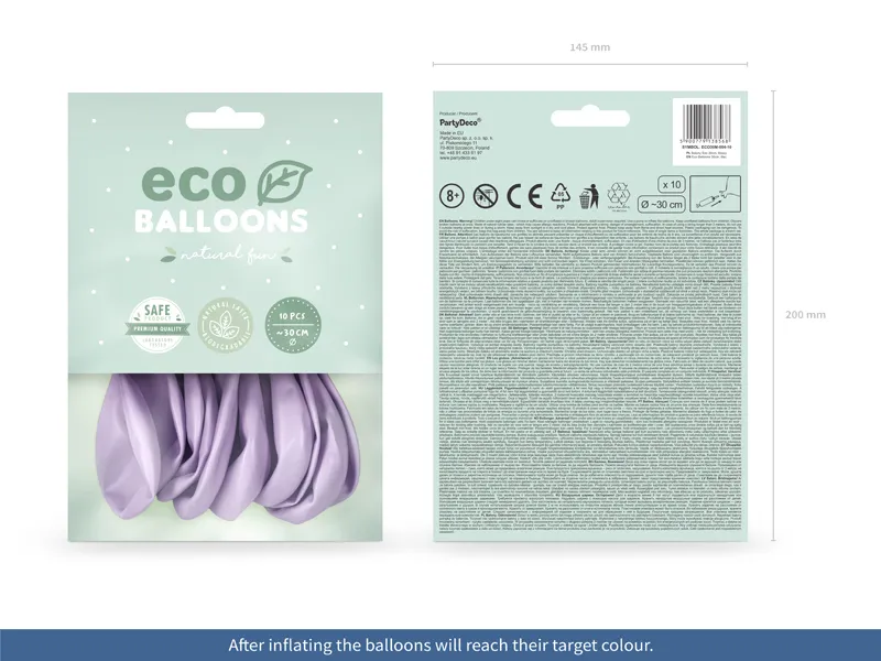 BALOANE Eco Balloons 30cm, metallic, lilac 10/set ECO30M-004-10 [2]