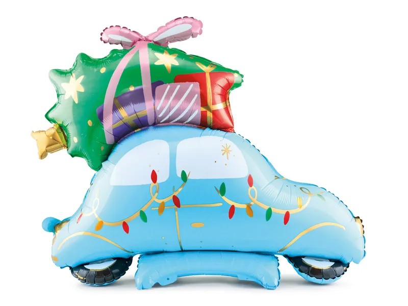 BALON FOLIE ALUMINIU Christmas Car, 102x100cm, mix FB157 [2]