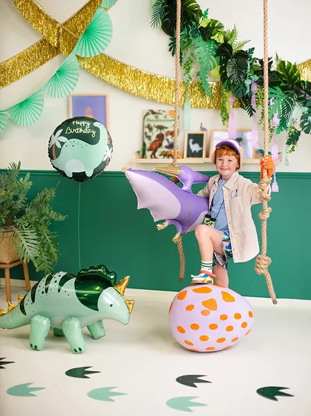 BALON FOLIE ALUMINIU Disc Brontosaurus, 35x35cm, mix FB360 [2]