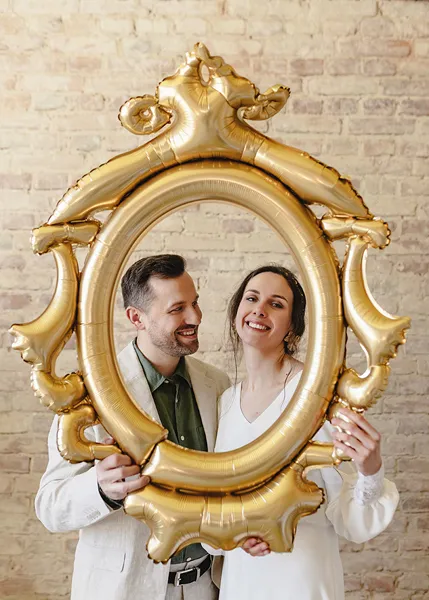 PD BALON FOLIE ALUMINIU Frame, 78x95cm, gold FB265-019 [3]