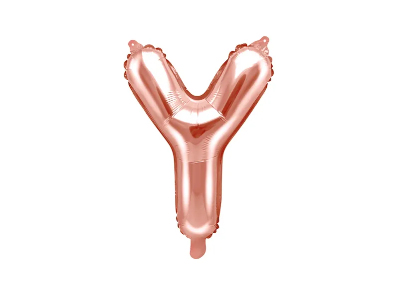 BALON FOLIE ALUMINIU Letter "Y", 35cm, rose gold FB2M-Y-019R [4]