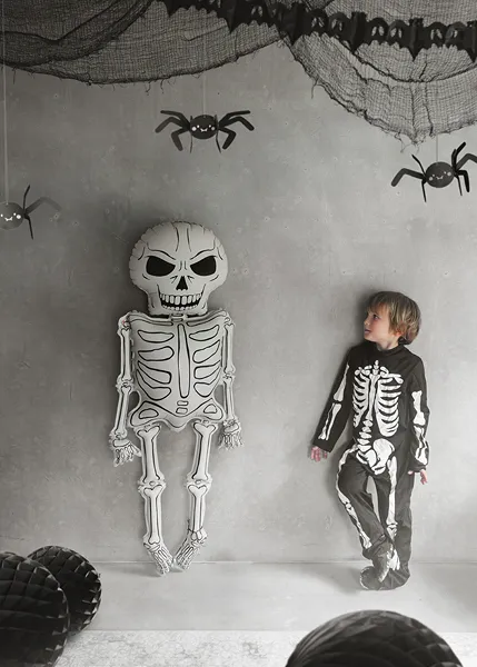 BALON FOLIE ALUMINIU Skeleton XXL, 46 X 129cm, mix FB303 [2]