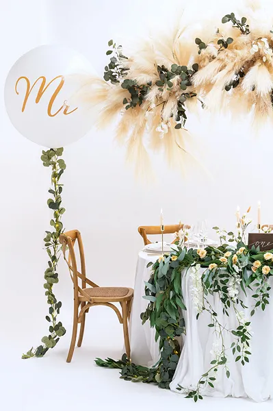 PD BALON Giant Balloon 1m, Mr, white OLBON12D-008-019 [3]