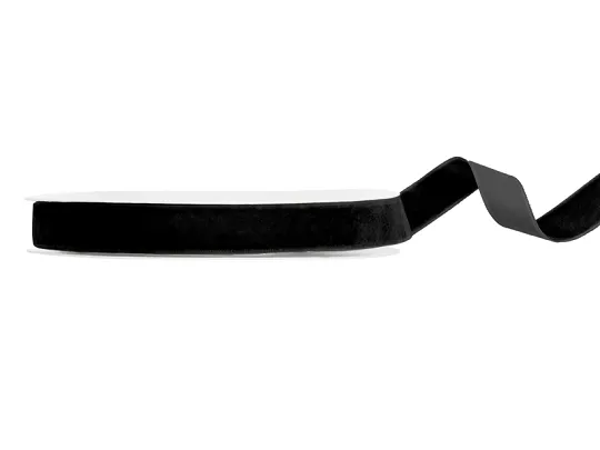 BANDA VELUR, Velur ribbon, black, 15mm/10m TW15-010 [1]