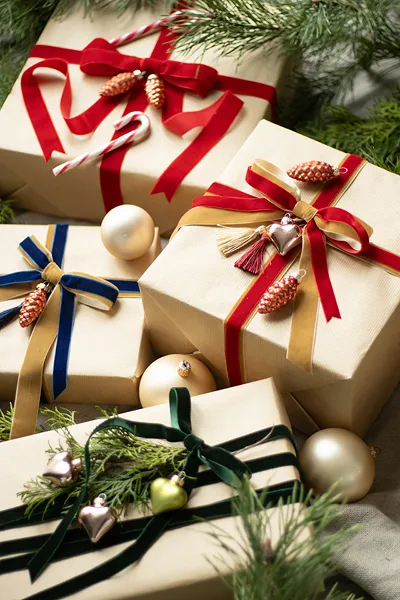 BANDA VELUR, Velur ribbon, red, 25mm/10m TW25-007 [3]