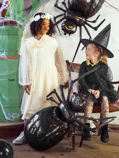 CAPA PENTRU FETE 3-7 ANI, NEAGRA CU MODELE AURII STR2-010 [6]