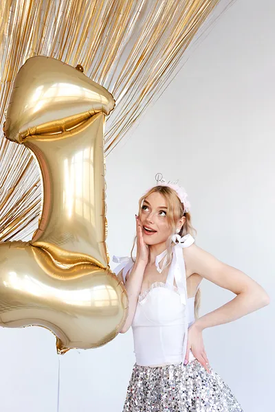 PD CORDELUTA, Bride Headband, with frill, 17.5x18cm, mix OP45 [1]