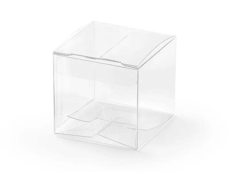 PD CUTIE Square boxes, transparent, 5x5x5cm 10/SET PUDP41-099 [1]