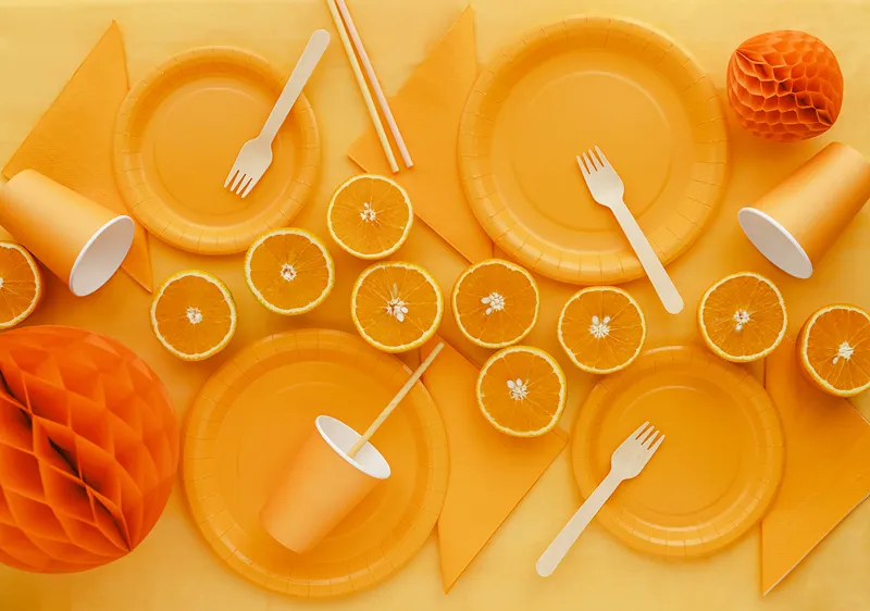 FARFURII CARTON light orange, 18cm, 6/set TPP90-005J [2]