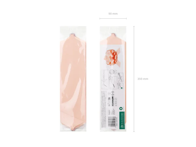 PD PANGLICA DECORATIVA, Bow pale powder pink, 30cm KOZ1P-081PJ [3]