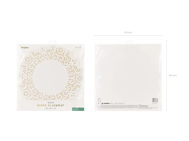 PD SUPORT DECORATIV PENTRU FARFURII 35.5CM ALB 50/SET PPT9-008 [3]