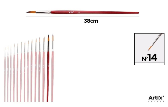 PENSULA PROFESIONALA IPB VF. SINTETIC ROTUND NR. 14 PP347-13 [1]