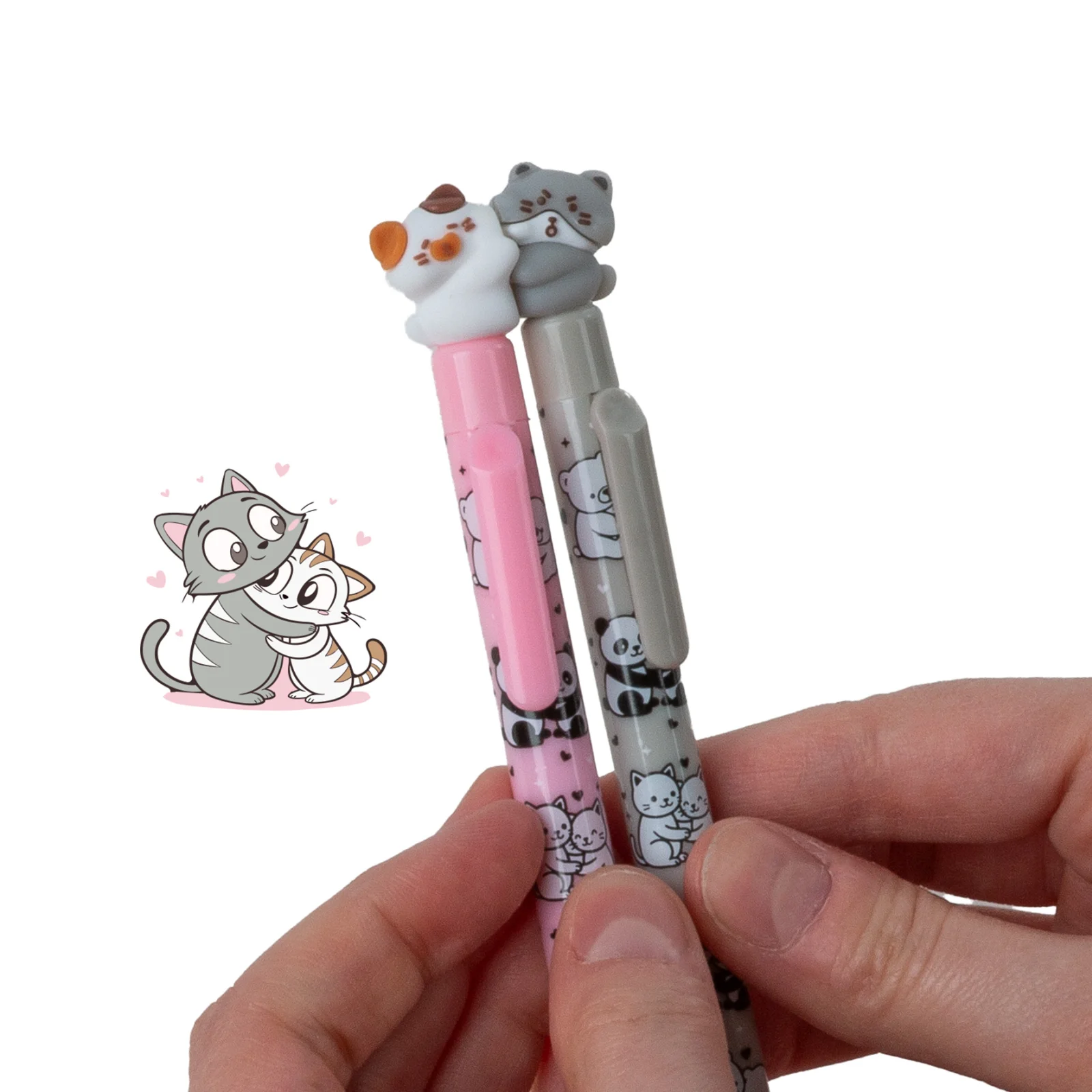Set 2 Pixuri Automate Ștergibile Kidea cu Animale [6]