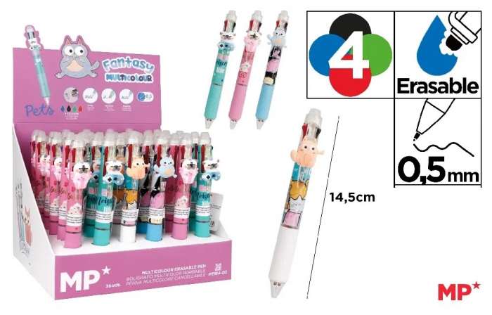 PIX CU RADIERA IPB 0.5MM 4 CULORI ANIMALE PE184-05 [1]