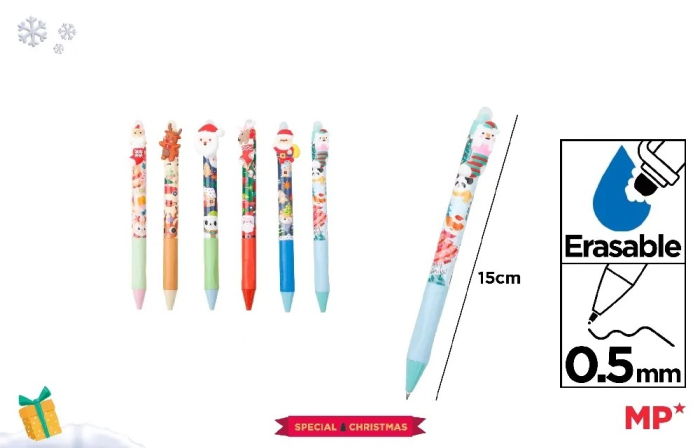 PIX CU RADIERA IPB 0.5MM ERGONOMIC MOTIV CRACIUN CH57028 [1]