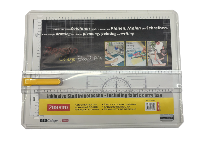 PLANSETA PROIECTARE A3 ECONOMY ARISTO CU GEANTA TEXTILA, AR70309 [1]