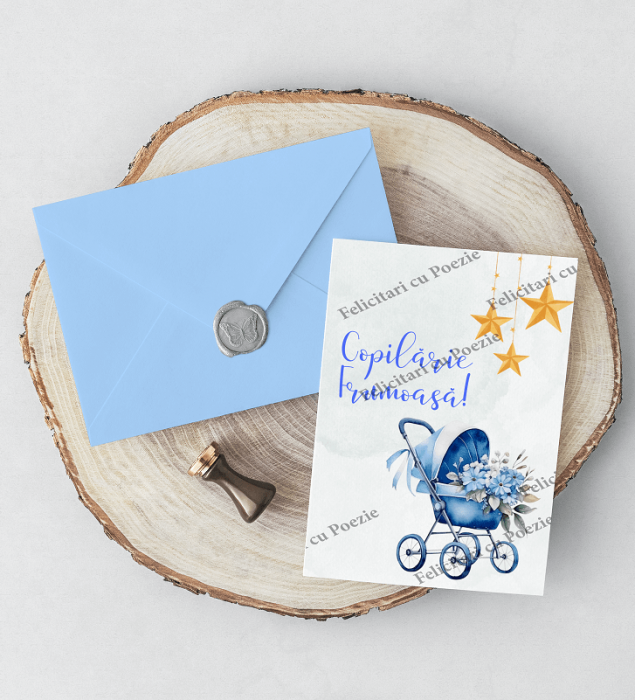 QUI FELICITARI CU POEZIE IN LIMBA ROMANA SI SIGILIU AUTOCOLANT  DIVERSE MODELE [52]