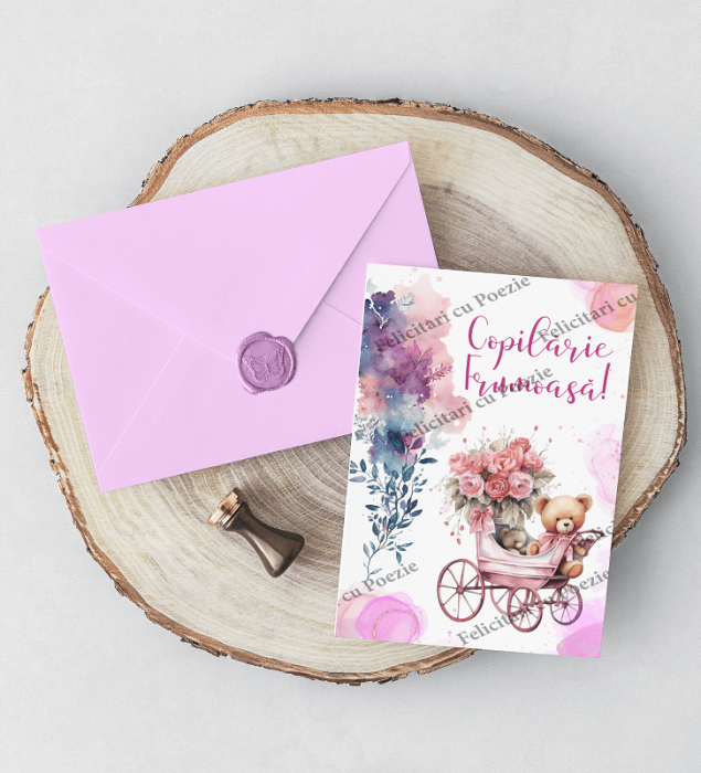 QUI FELICITARI CU POEZIE IN LIMBA ROMANA SI SIGILIU AUTOCOLANT  DIVERSE MODELE [49]