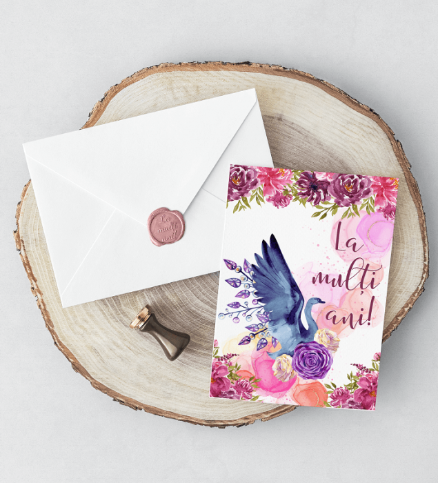 QUI FELICITARI CU POEZIE IN LIMBA ROMANA SI SIGILIU AUTOCOLANT  DIVERSE MODELE [22]