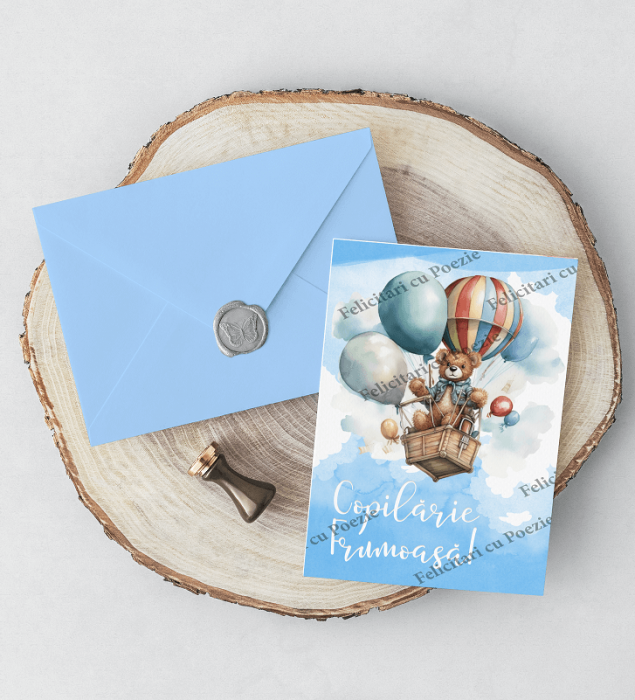 QUI FELICITARI CU POEZIE IN LIMBA ROMANA SI SIGILIU AUTOCOLANT  DIVERSE MODELE [50]