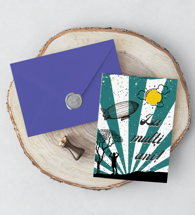 QUI FELICITARI CU POEZIE IN LIMBA ROMANA SI SIGILIU AUTOCOLANT  DIVERSE MODELE [17]