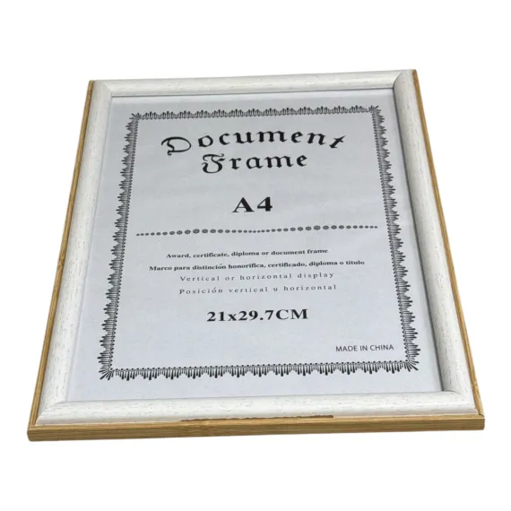 RAMA FOTO A4 DIPLOMA ALB/AURIU   21*29.7CM  913-5 [2]
