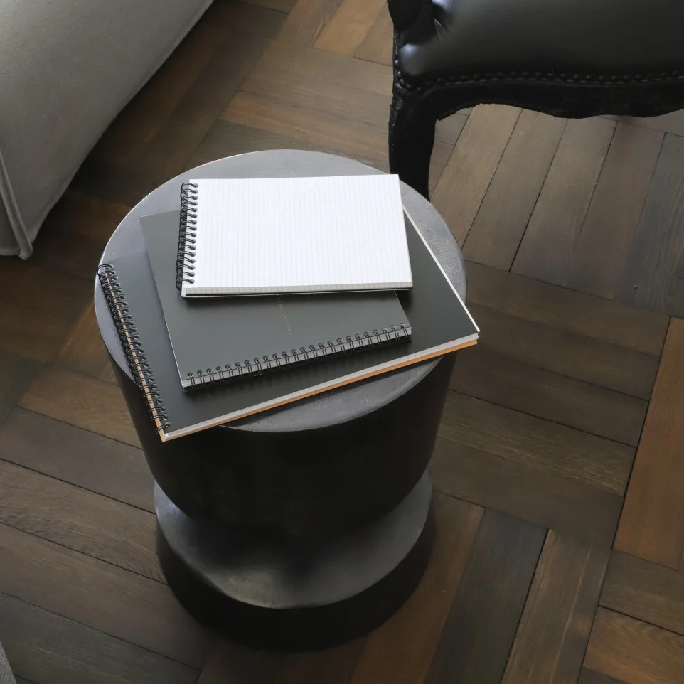 BLOC NOTES A5 SPIRA 80F AR BLACK RHODIA 16920C [8]