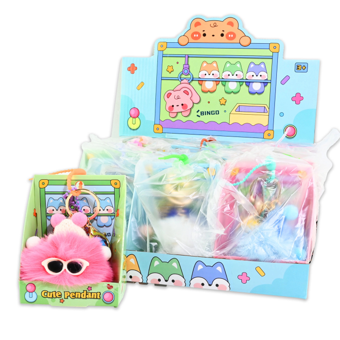 BRELOC PUFOS PISICA CU OCHELARI 52300 [2]