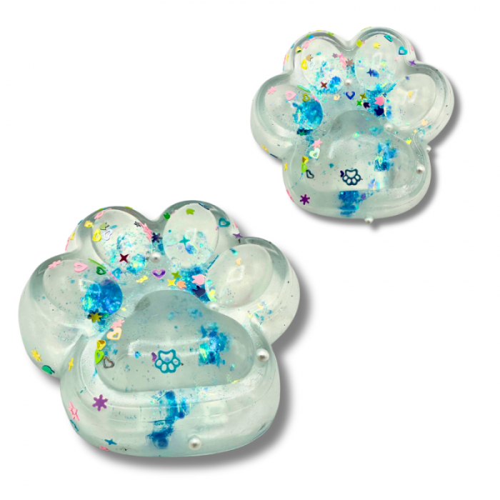 ROB FIGURINA SQUISHY 10CM 130G LABUTA DE PISICA GLITTER 54953 [1]