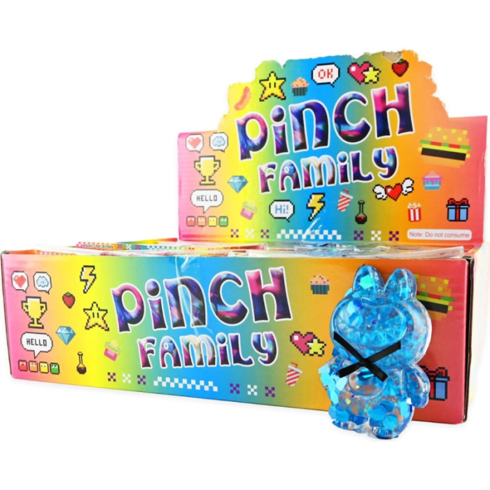 FIGURINA SQUISHY 8CM ANIMAL GLITTER TRANSPARENT 54693 [2]