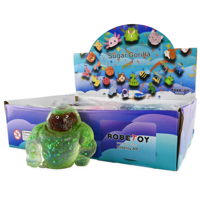 FIGURINA SQUISHY SUGAR 10CM GORILA GLITTER 41064 [2]