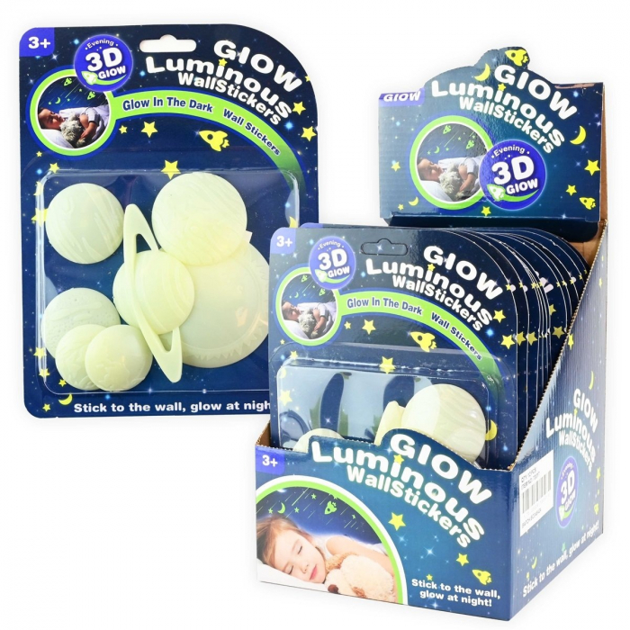 ROB FIGURINE PLANETE 3-9CM 7/SET GLOW IN THE DARK 70017 [1]